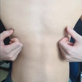Sensitive nipples ruined with just a little touch Japanese gay solo massage