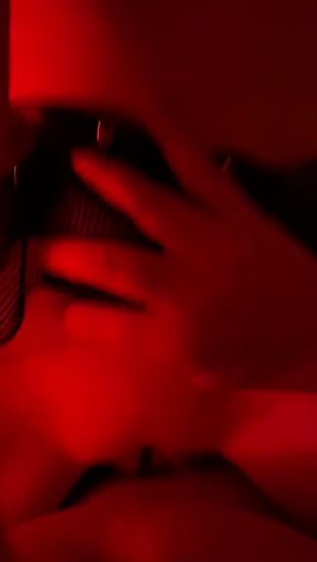 Amateur teen plays with her cum-covered pussy in homemade solo vid
