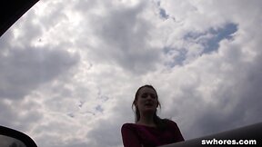 Dirty Cheap street hooker fucked on sideroad Swhores.com