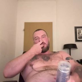 Fucking my fleshlight and shooting a fat load