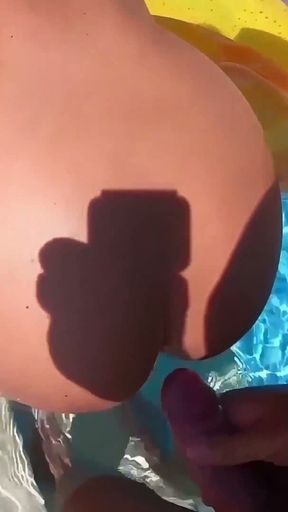 Awesome outdoor public pool party! Anyone can fuck me   Clip 1