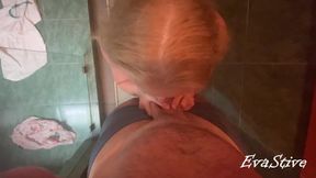 I sucked him off, pissed on his dick and he fucked me in the ass