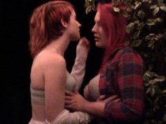 Pretty amateur redhead teen Farrah Flower fucked in public