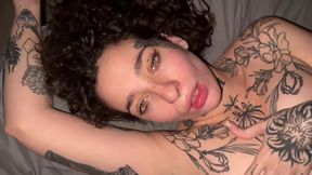 alternative slut rebekah rose stimulated with a vibrator and then fucked intensely until she cums multiple times!