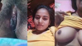 Shundori innocent naive akti apu taar boyfriend er shaathe taar untouched gudh abong dudh share korar MMS porn clip