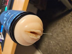 The masturbator drips after use