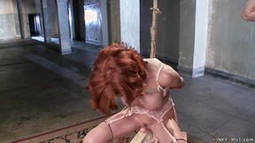 ”MOMMY trainee doing squats on dildo”