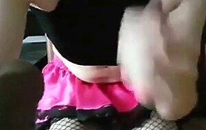Sissy Crossdresser Playing