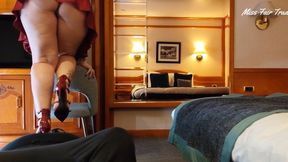 Miss Fair Trade & Bucks Foot Lover - Extreme High Heels Trampling - 720 p