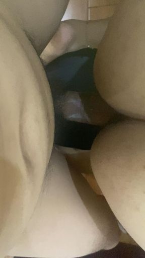 Cum inside her pussy and keep fucking her