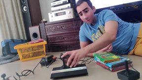 Step Gay Dad Strip Game Bet Makes Atari Fetish Hotter