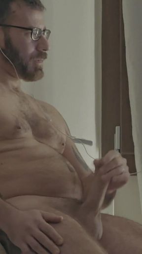 Daddy Huge Cock Jerking off