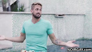 Knocking Off my new coalblack gay roommate
