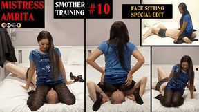 MISTRESS AMRITA makes FACE SITTING for SMOTHER TRAINING SESSION number 10 (480p)