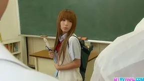 Sana Anju Double Penetration – Two Horny Studs Destroy Her Holes