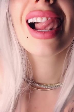 Sensual lips addiction! Mesmerizing ASMR &amp; eye contact &amp; HFO
