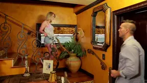 Blonde With Long Hair Gets Hardcore Nailed In Living Room Reality Shoot