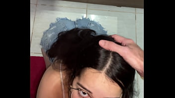 Boquete POV de Debora Mendes em Wellington Ribeiro, reflexo da bunda no espelho e facial intenso no final ?