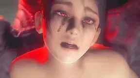 Busty Demoness Taken Hard in Steamy Anal Dominance Fantasy Scene