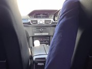 UBER Driver Put His Hand in My Pants and Made Me CUM Twice in the Backseat Driving the TAXI