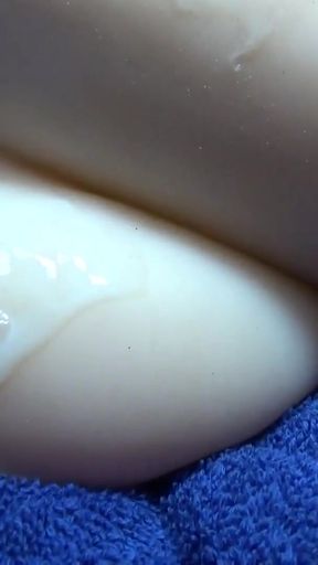 Thrilling moment from &quot;Naked Ann Plays With Vibrator &amp; Sex Doll At The Same Time Has Dick IN Her Face&quot;