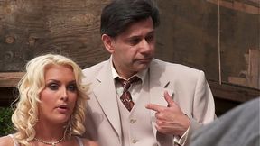 Gangbang with deep throat, facial, and creampies