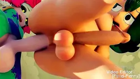 Mina Ashidos Wild Desire Ignites with Tsuyu in My Hero Academia Heat