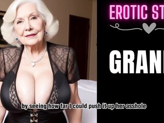 [GRANNY Story] Lewd Step Grandmother and Me Part 1