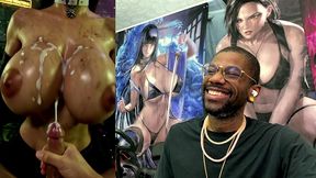 cloud gets nervous cumming all over tifa, ai generated