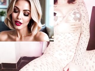 Having sex with a flawless, expert mother I'd like to fuck - Masturbating with AI