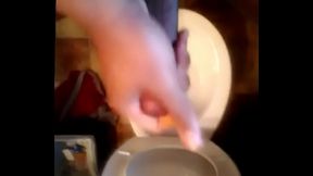 Caramale solo jackoff with cumshot