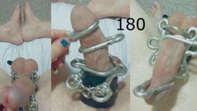 Heteroflexible K solo V180: thin slim fit muscular vascular hung older carabiner as cockrings