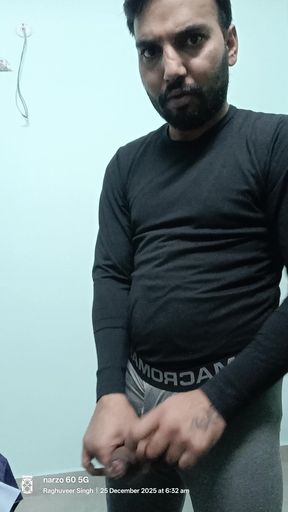 Indian desi man enjoy shower and masterbation