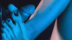 She Is A Professional At Giving Footjobs