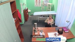 ”Blonde Enthralled by Doc's Charms”