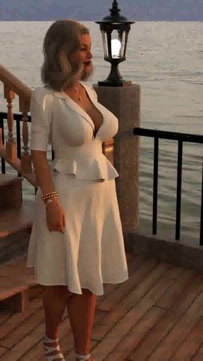 Memorable moment from &quot;Grandma&#039;s House: Younger Guy And Beautiful Mature MILF on a Romantic Date - Ep56&quot;