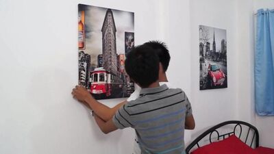 Asian gay couple is having sex in front of the camera