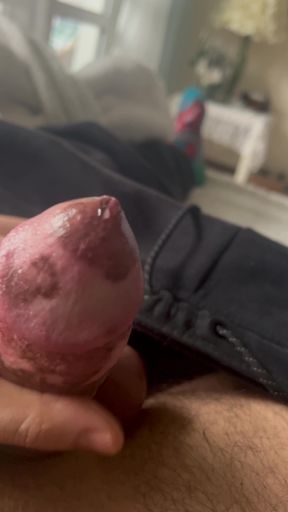 Handjob Big Cock Cut Oil Cockring