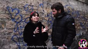 Slender chick from Bordeaux enjoys spicy sex