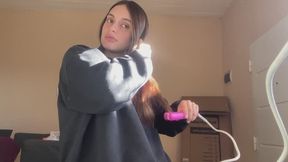 I Brush My Hair Slowly – Close-Up ASMR Tease