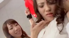 Brunette Femdom Teacher in Stockings Controls Lesbian Play – Wild Uncensored Fetish Action