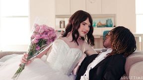 Jade Desire in White Tutu Takes Nicholas Michaels on Couch