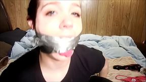 Panty Stealer'_s Selfgag Experiment!