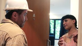 la vecina provoco al obrero especialista en sexo anal
