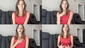 Bloating Humiliation CFNM JOI Encouragement - Female Professor Femdom