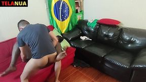 rapidinha no sofa com minha black teen