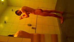 gym showers caught 21 sexy young friends