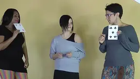 Clothes come off in a tantalizingly Strip High Card game