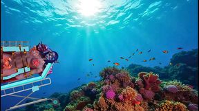 Narlinda Underwater Tied Bondage Porn