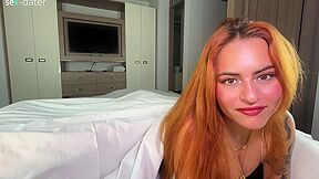 Stepsister Gets Scared, Shares Bed With Me And We Fuck Hard (creampie)